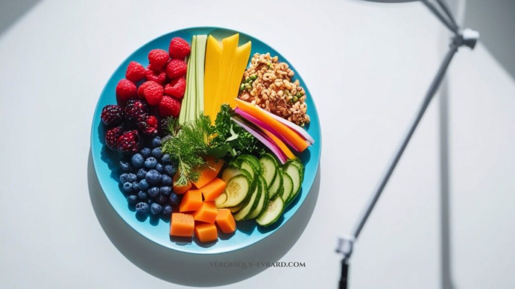 assiette colorée